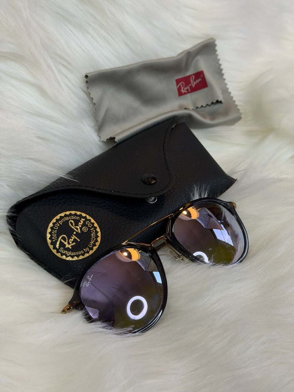 Ray-Ban Chromance Double Bridge Sunglasses RB4253